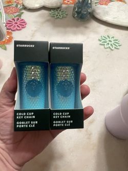 Starbucks Ornament/keychain Light Blue