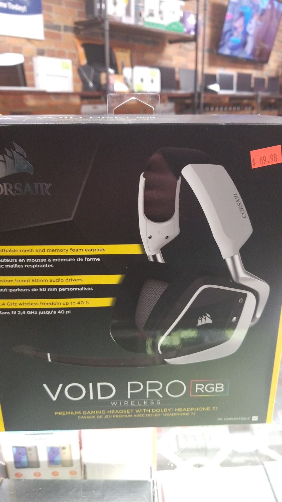 Corsair void pro rgb wireless headset