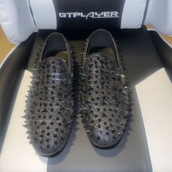 Prom spiky loafers