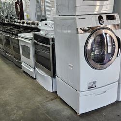 Huge Sale LANDLORD Special Warehouse Full Of Nice Gently Used Refurbished Reconditioned Certified Washer Dryer Fridge Stove Oven Stackable Free Warran