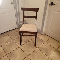 Brown w beige Antique chair