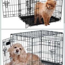 Two Door Provalue Wire Dog Crate 24”