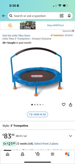 Little Tikes trampoline