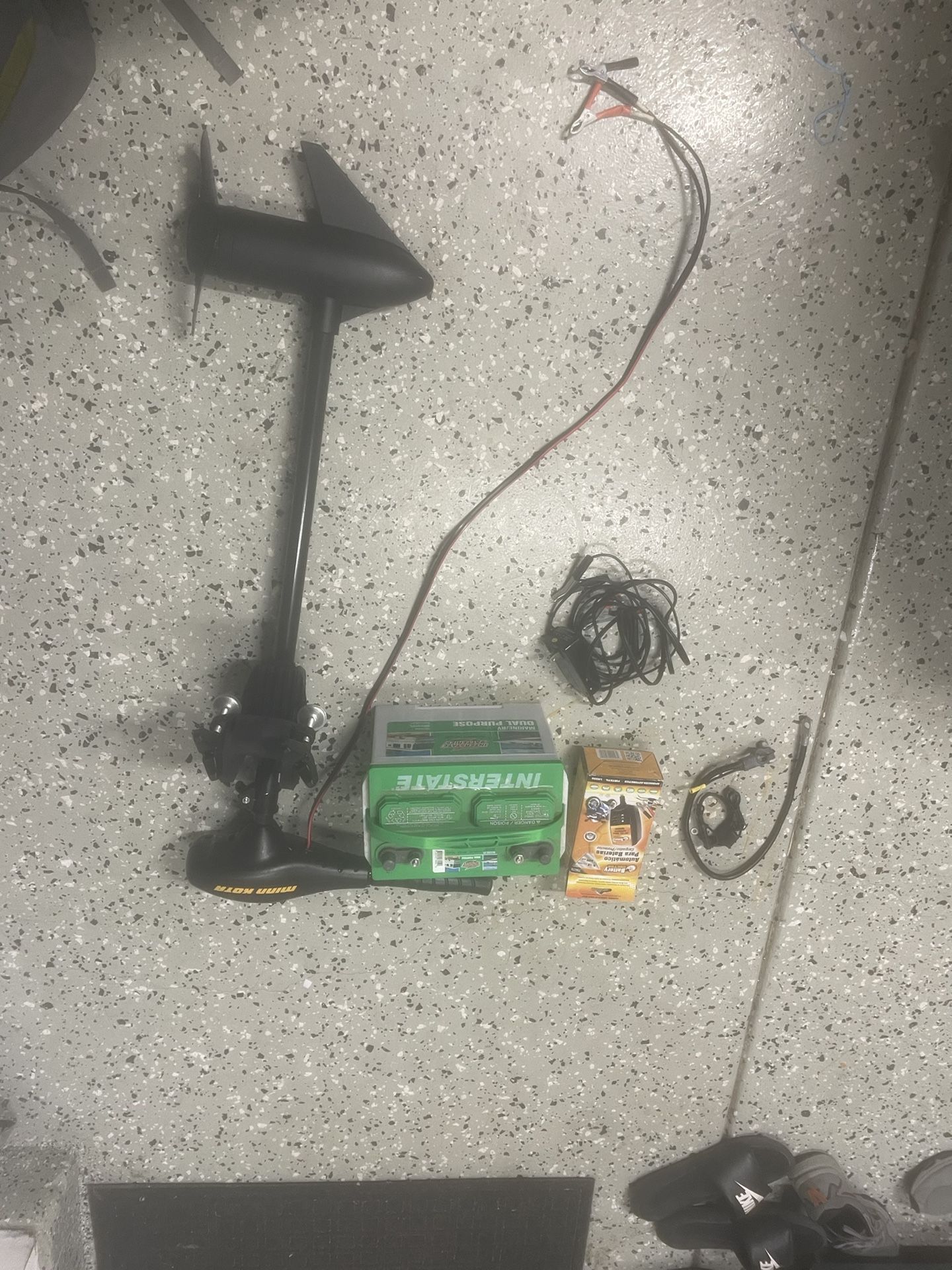 Minn Kota Trolling Motor Brand New Plus Battery And Charger