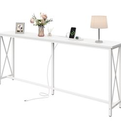 Couch Console Table With Outlets