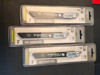 Mechanic, 3x 2 Pack, 6” High speed steel, Reciprocating Saw Blade