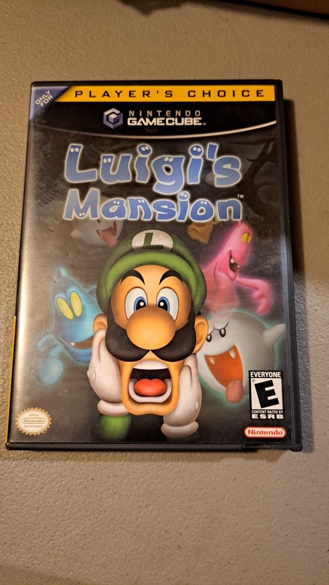 Luigi's mansion nintendo gamecube