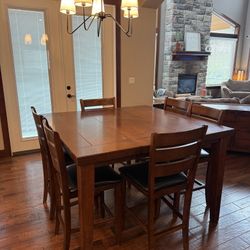 Cannery Wood Dining Table & Chairs