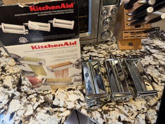 Kitchen Aid 3-piece Pasta Attachment.