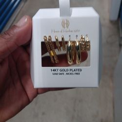 14k Gold Plated Eearings