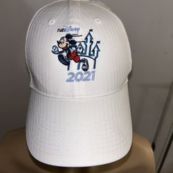 RunDisney Disney Parks 2021 Mickey Nike Legacy91 Dri-fit Baseball Hat White