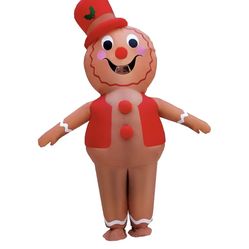 Gingerbread Man Blow Up Suit 