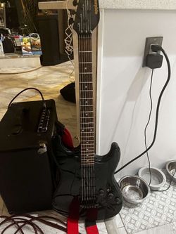 Guitar and amp