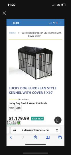 Heavy duty dog kennel