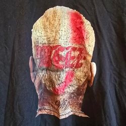 Chris Brown Unique Graphic Tee - Edgy Head Design