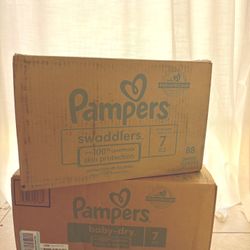 Price Is Firm!!!!  Pampers Swaddlers/baby Dry *** 2 boxes for $70 1 for $40* 