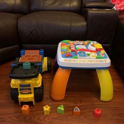 Activity Table And Tonka Car 