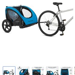 Schwinn two-passenger bike trailer
