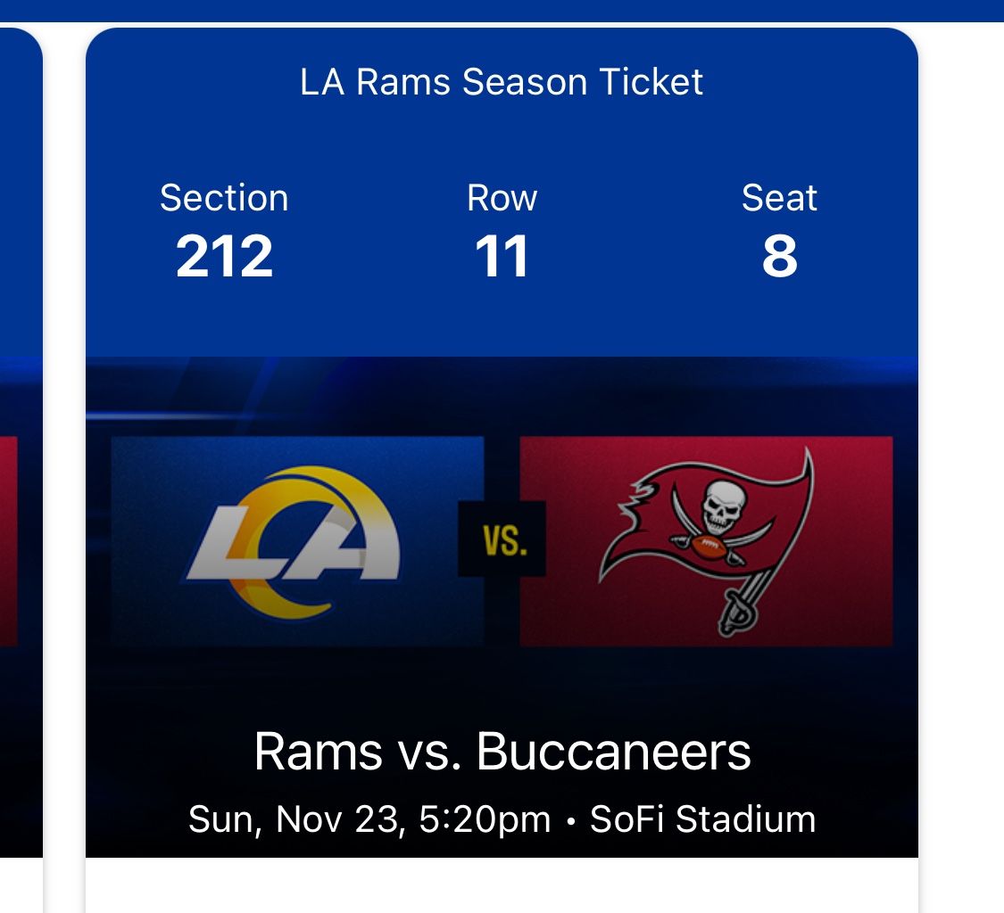 Rams Vs Bucs