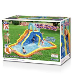 Fresno Pick Up 💦🔥🔥🔥New  In Box 🔥 The Aquatic Adventure™ Mega Water Park is the ideal backyard play experience. This inflatable water park feature