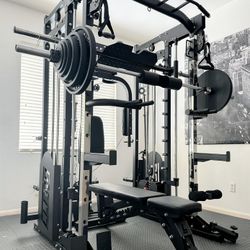 Brand New - LLERO M5 Smith Machine - Bench & Weights Included - Free Delivery &  Assembly