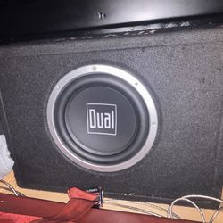 Dual sub with kicker box and Alpine AMP