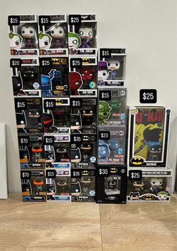 Bat man funko pops