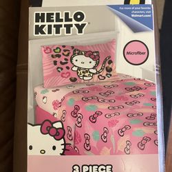 Hello Kitty Twin Sheet