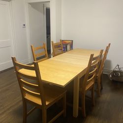 Table & 6 Chairs
