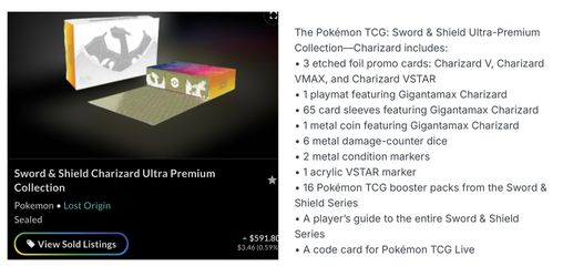 Sword & Shield Ultra-Premium Collection Charizard Box