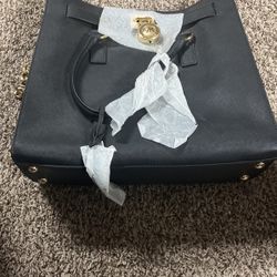 Michael Kors Hamilton Charcoal Lg Ns Tote Leather