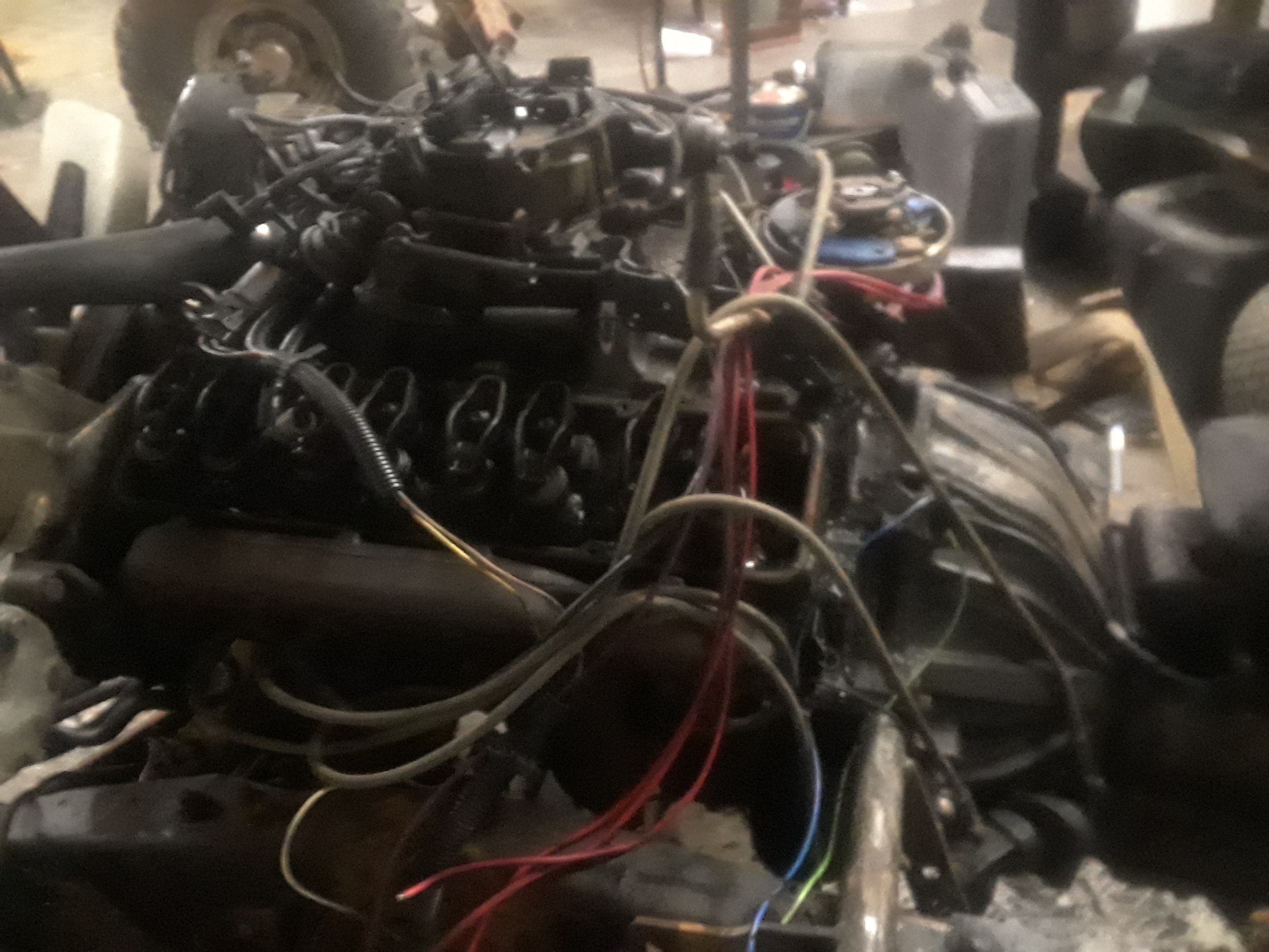 85 Chevy 350 4 bolt main motor # 14010207