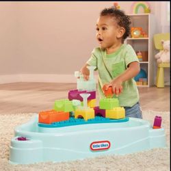 Little Tikes Build and Splash Deluxe Water Table with Block Set - 50pc