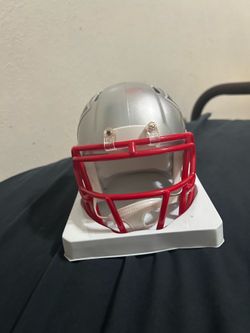 New England Patriots mini football helmet by Riddell