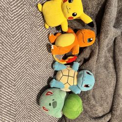 4pc Pokemon Plushes 