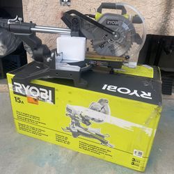 15 Amp 10 in. Corded Sliding Compound Miter Saw with LED Cutline Indicator