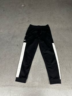 Nike Elite Women Black White Athletic Track Pants Joggers Large Sweats