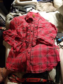 Girls Western Pleasure Show Shirt Xl