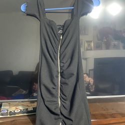 Black stretch dress size small