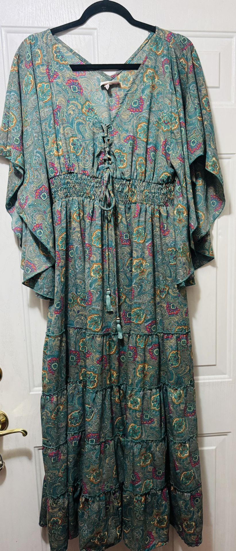 Maxi Dress Boho Paisley, Fleetwood Mac Sz m Woman’s 
