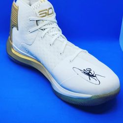 Steph Curry Autographed Shoe Rarest Signed Out There! Dual Authenticated