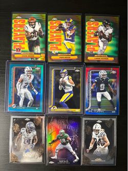 Topps chrome NFL lot