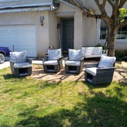 Patio Chairs Outdoor Patio Furniture Set Brand New Underneath Storage Pet Friendly Patio Chairs Brand New 🆕🚎🚛🆕
