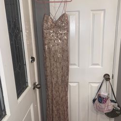 Gold New Prom Dress 