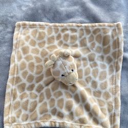 Giraffe tan white spots 14" plush 2018 HB Hudson Baby Security Blanket Lovey