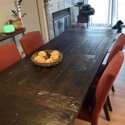 Solid wood farmhouse Table