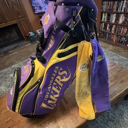 Laker Golf Bag And Golf Covers And Towels