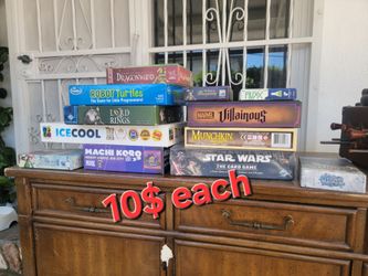 Board games - 10$ each (or 3 for 20$)