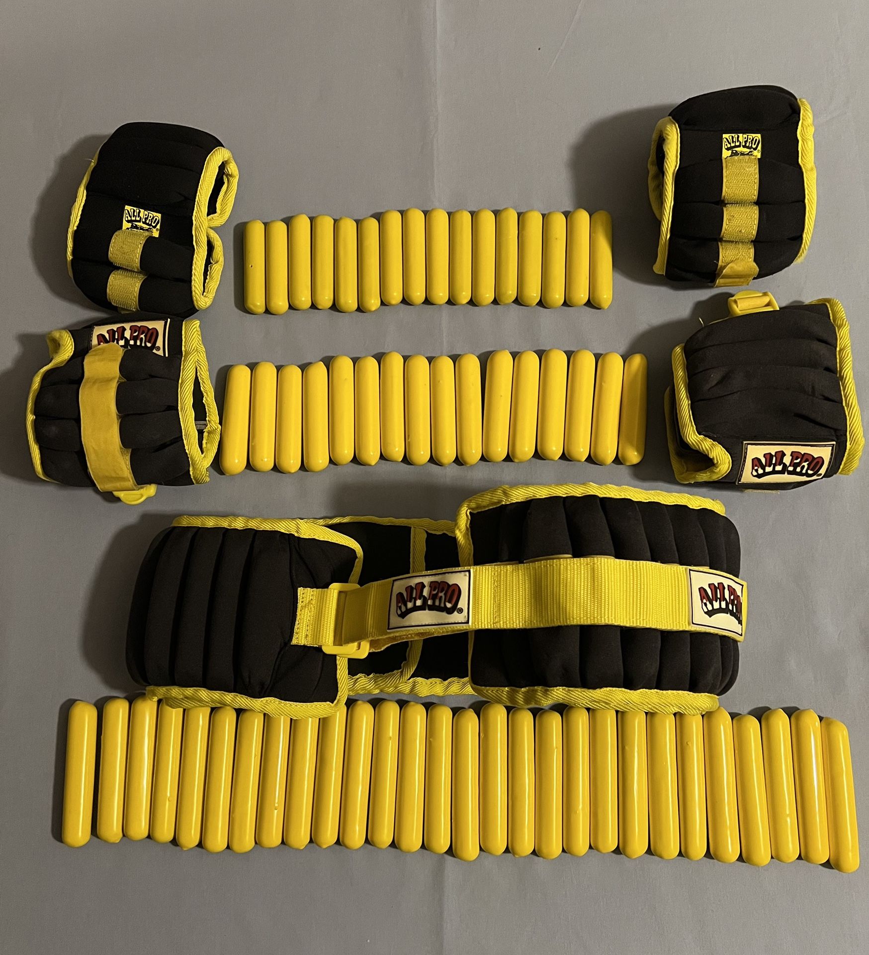 WRIST, ANKLE & WAIST WEIGHT SET