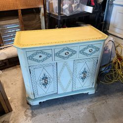 Hand-Painted Cabinet
